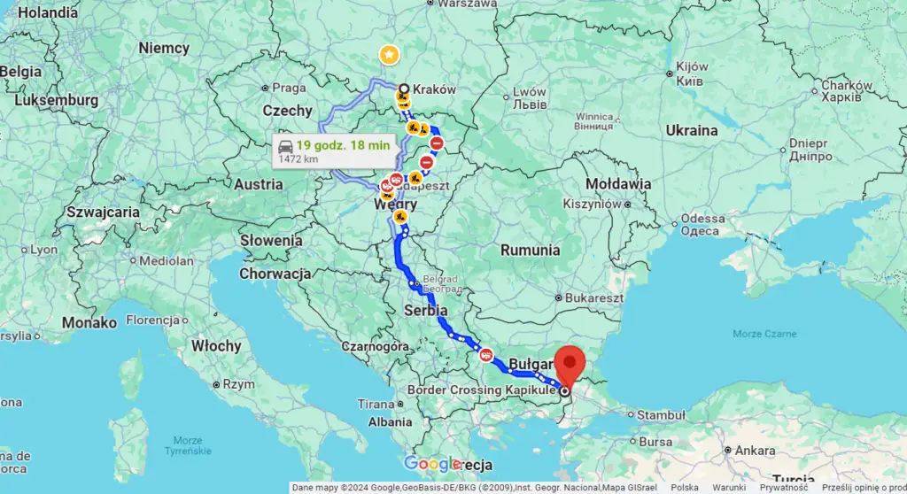 mapa polska_turcja